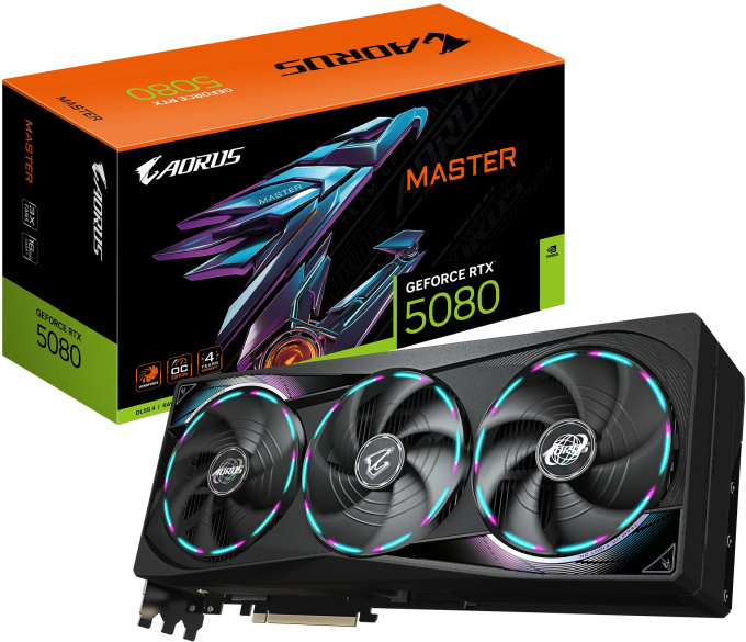 Gigabyte AORUS GeForce RTX 5080 Master product photo