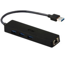 I-TEC USB 3.0 3 Port Slim Hub with Gigabit Ethernet
