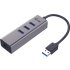I-TEC USB 3.0 Metal 3 port HUB With Gigabit Ethernet