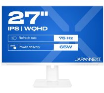 JAPANNEXT JN-IPS270WQHD75F-C65W-HSP-W