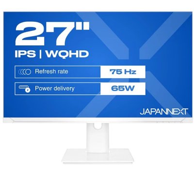 JAPANNEXT JN-IPS270WQHD75F-C65W-HSP-W