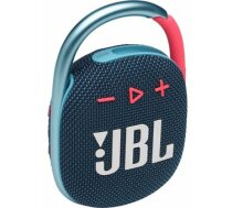JBL ūdensizturīga portatīvā skanda ar karabīni, zila/rozā - JBLCLIP4BLUP JBLCLIP4BLUP