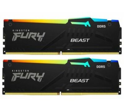 Kingston Fury Beast Black RGB 16GB 5600MHz DDR5 KF556C36BBEAK2-16