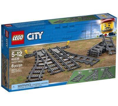 Lego   City Switch Tracks 60238 60238 8 gab.