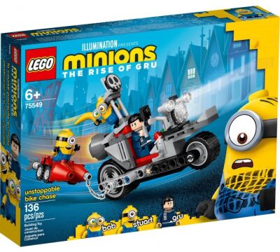 Lego   Minions Unstoppable Bike Chase 75549 75549 136 gab.