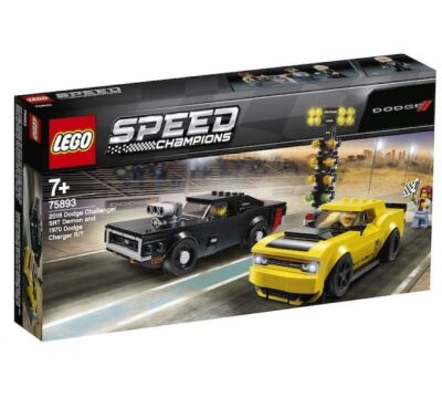Lego   Speed Champions 2018 Dodge Challenger SRT Demon And 1970 Dodge Charger R/T 75893 75893 478 gab.