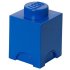 Lego Storage Brick 1 Knob Blue