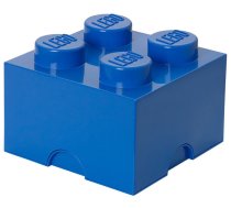 Lego Storage Brick 4 Knobs Medium Blue
