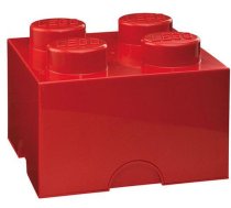 LEGO Storage Brick 4 rot, Aufbewahrungsbox