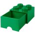 Lego Storage Brick Drawer 4 Green