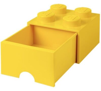 Lego Storage Brick Drawer 4 Yellow