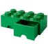Lego Storage Brick Drawer 8 Green