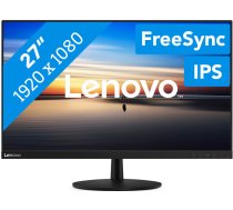 Lenovo L27m-30 LED display 68,6 cm (27") 1920 x 1080 pikseļi Full HD Melns