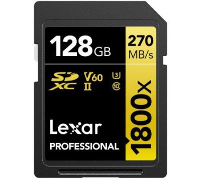 Lexar Professional 1800x SDXC 128GB
