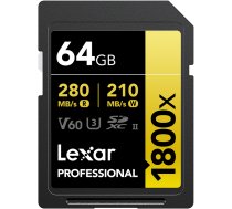 Lexar Professional 1800x SDXC 64GB