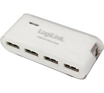 LogiLink USB 2.0 Hub 4-Port w/Power Supply White