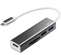 LogiLink USB-C 3.0 HUB 3-port w/ Card Reader