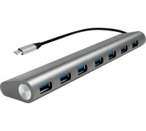 LogiLink USB-C 3.1 HUB 7-Port Grey