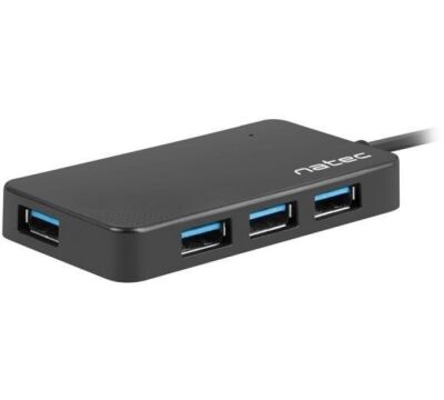 Natec Hub USB 3.0 4-Port Black