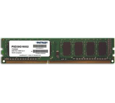 Patriot 8GB 1600MHz DDR3 PSD38G16002
