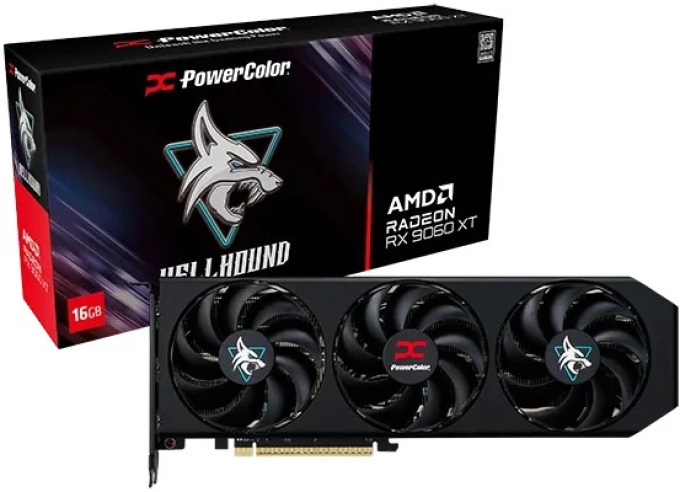 POWERCOLOR Hellhound Radeon RX 9060 XT product photo
