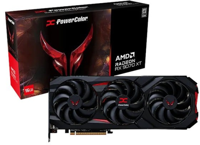 POWERCOLOR Red Devil Radeon RX 9070 XT product photo