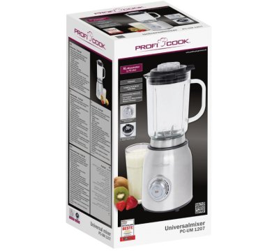 ProfiCook 501207 mixer Stand mixer 1200 W Stainless steel