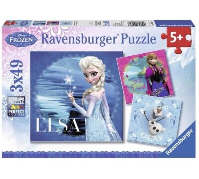 Ravensburger Disney Frozen 09269, 3x49 gab.