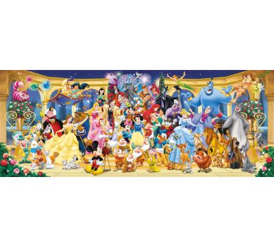 Ravensburger Panoramic Disney Characters 151097, 1000 gab.