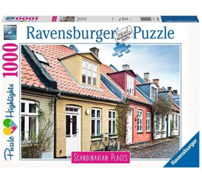 Ravensburger Puzzle Scandinavian Houses In Aarhus Denmark 1000pcs 16741
