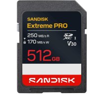 SanDisk Extreme Pro SDSDXXJ- -GSCIN 512GB