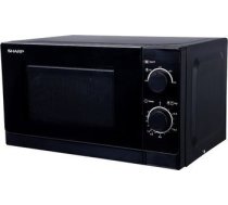 Sharp Home Appliances R-200BKW microwave Countertop 20 L 800 W Black R-200BKW (4974019755991) ( JOINEDIT60108879 ) Mikroviļņu krāsns