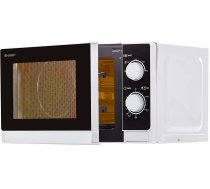Sharp Home Appliances R-200INW microwave Countertop Solo microwave 20 L 800 W Silver 4974019756011 R-200INW (4974019756011) ( JOINEDIT49725733 ) Mikroviļņu krāsns