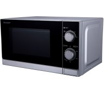 Sharp Home Appliances R-200INW microwave Countertop Solo microwave 20 L 800 W Silver 4974019756011 R-200INW (4974019756011) ( JOINEDIT49725733 ) Mikroviļņu krāsns