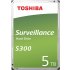 Toshiba S300 Surveillance 5TB HDD 128MB HDWT150UZSVA