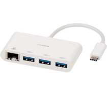Vivanco USB Type-C Network Adapter/hub White 45388