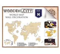 Wooden City World Map M, 31 gab.